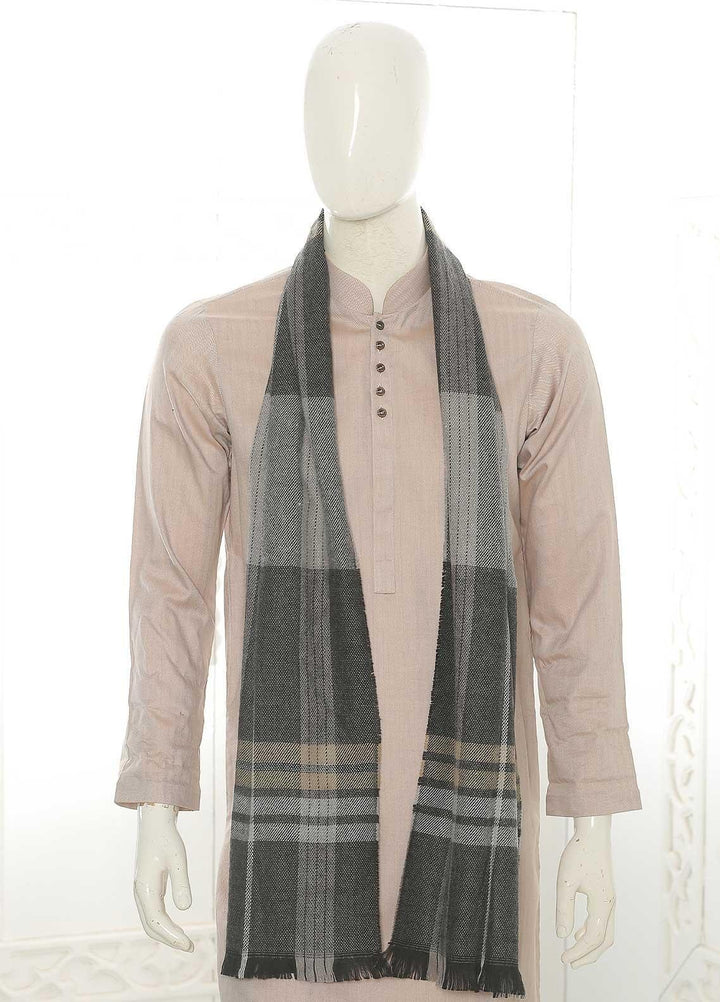 Sanaulla Exclusive Range    Muffler SU21MM Grey-D-16 - Mens Mufflers