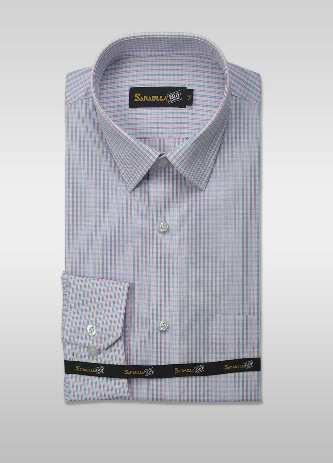 Sanaulla Exclusive Range Cotton Casual Shirts for Men - 003-L-Purple