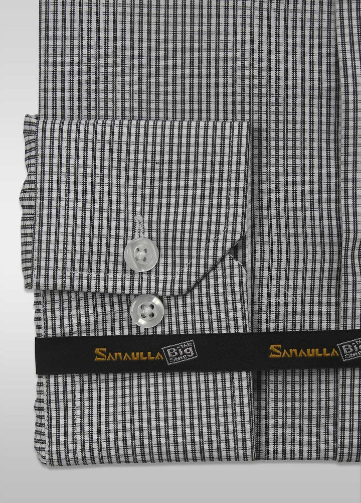 Sanaulla Exclusive Range Cotton Casual Shirts for Men -  008-D-Grey