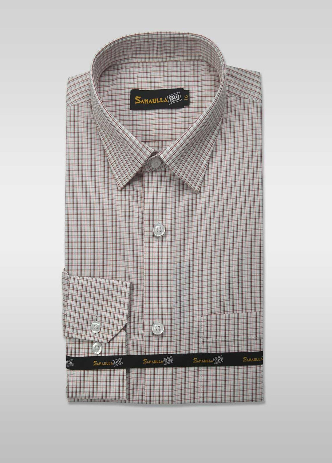 Sanaulla Exclusive Range Cotton Casual Shirts for Men - 010-Fawn