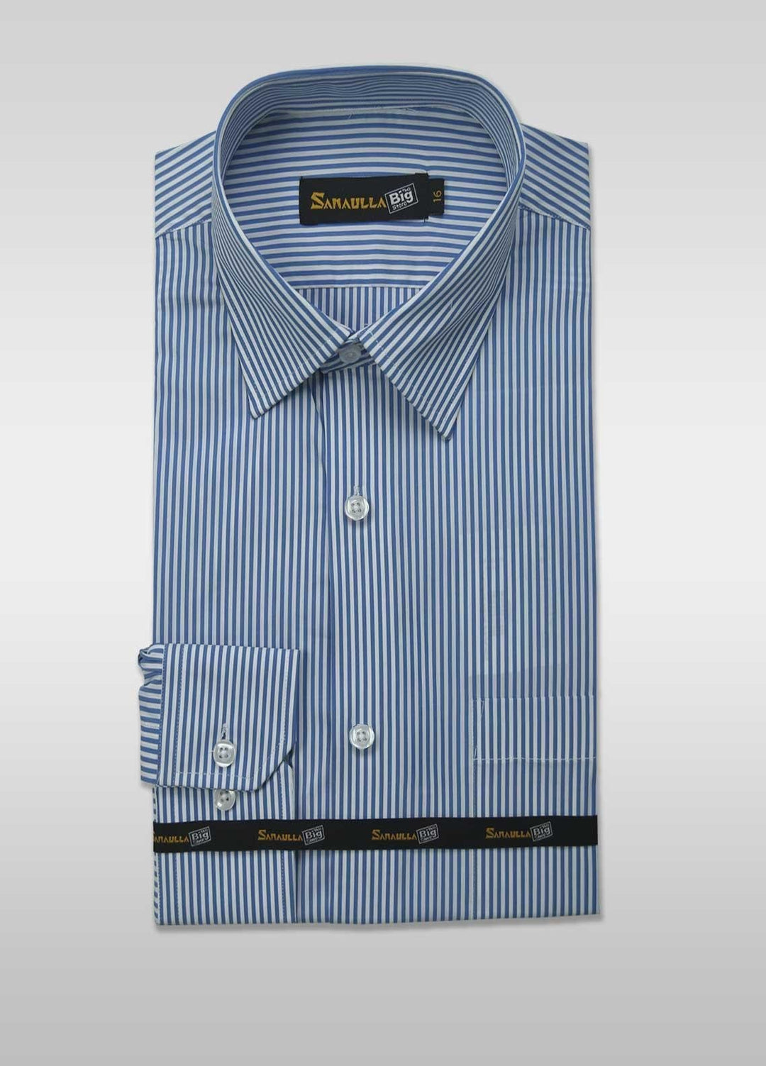 Sanaulla Exclusive Range Cotton Casual Shirts for Men - 014-Blue
