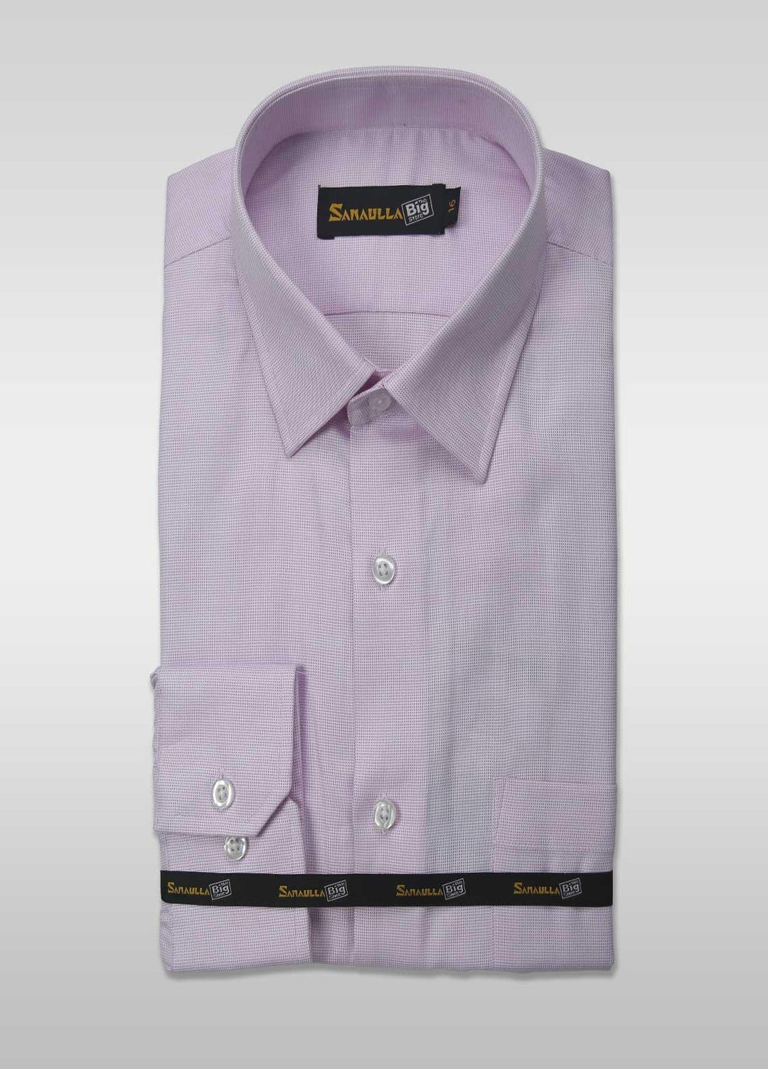 Sanaulla Exclusive Range Cotton Casual Shirts for Men - 020-L-Pink