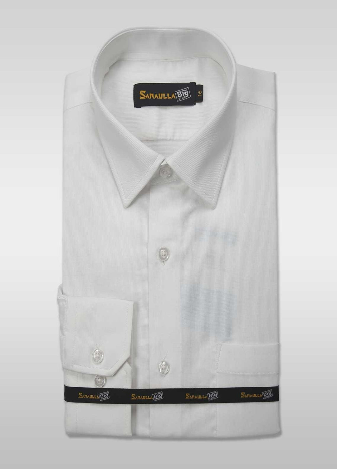 Sanaulla Exclusive Range Cotton Casual Shirts for Men - 030-Off White