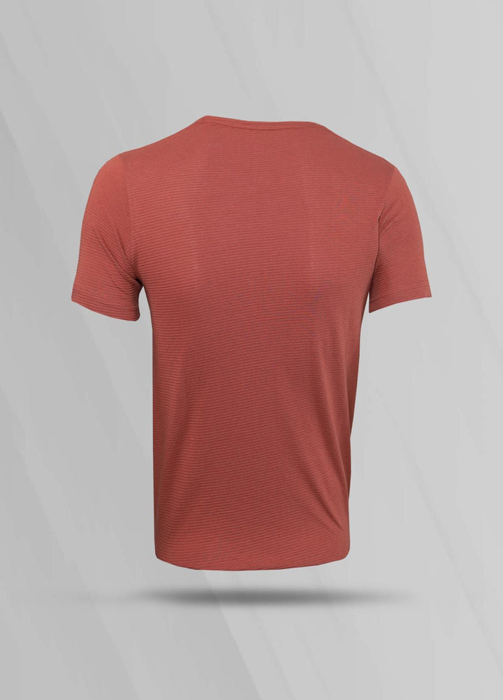 Sanaulla Exclusive Range Cotton Casual Men T-Shirts -  T572 Rust
