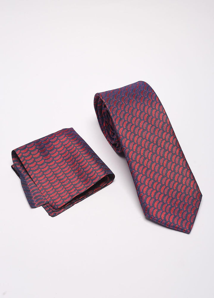 Sanaulla Exclusive Range Narrow Silk Neck Tie  SU21MT Pink-D-2 -