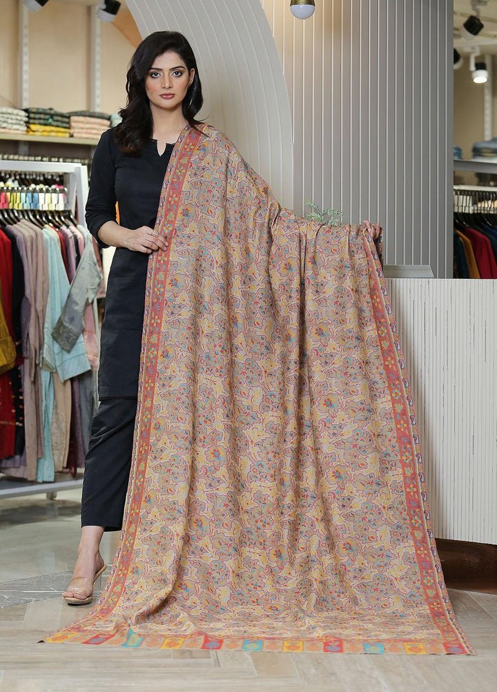 Sanaulla Exclusive Range  Pashmina  Mama D-10 Multi 05 - Women Shawls