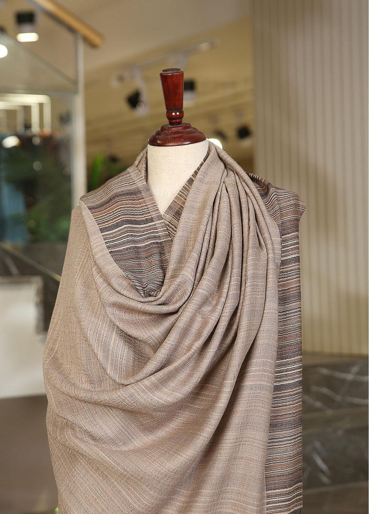 Sanaulla Exclusive Range  Pashmina  Mama D-06 L Grey - Women Shawls