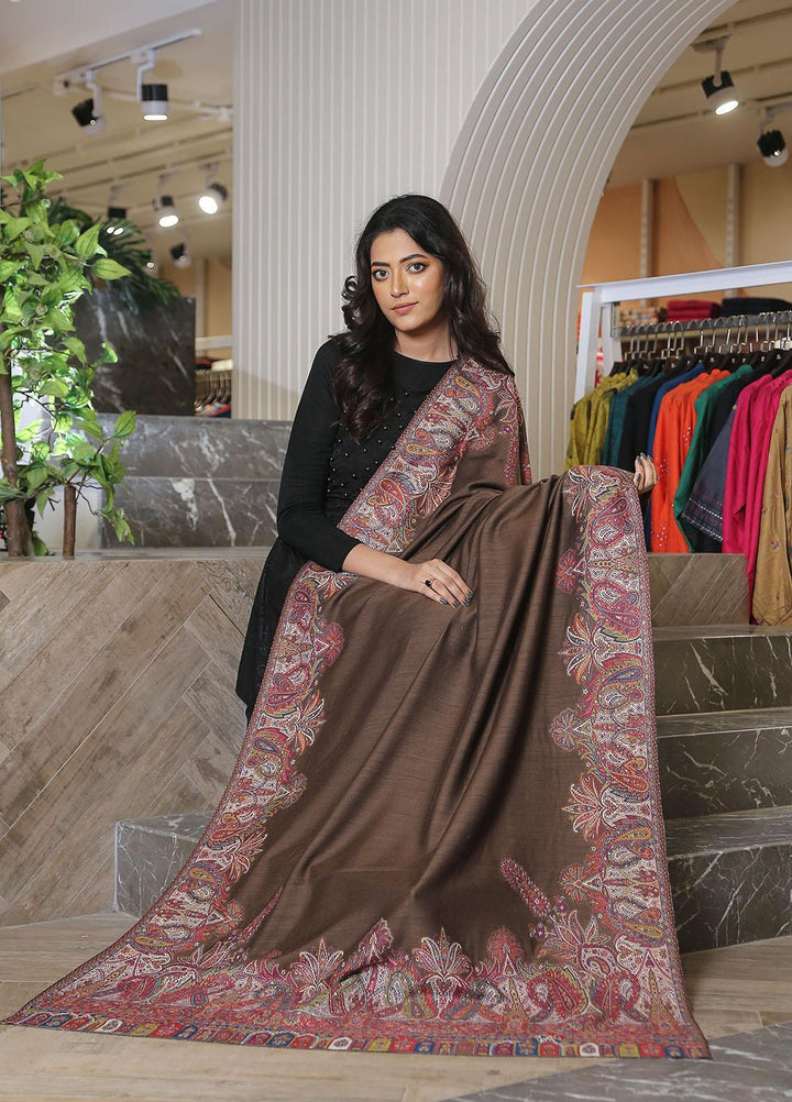 Sanaulla Exclusive Range  Pashmina  Mama D-03 Multi 01 - Women Shawls