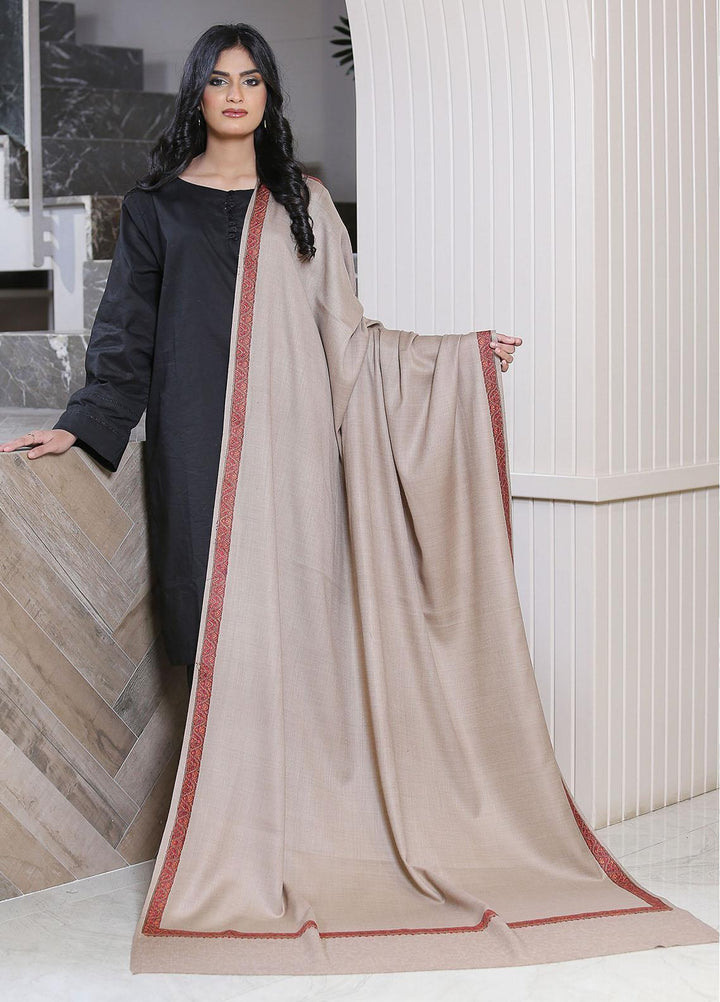 Sanaulla Exclusive Range  Pashmina  Mama D-11 L Grey - Women Shawls