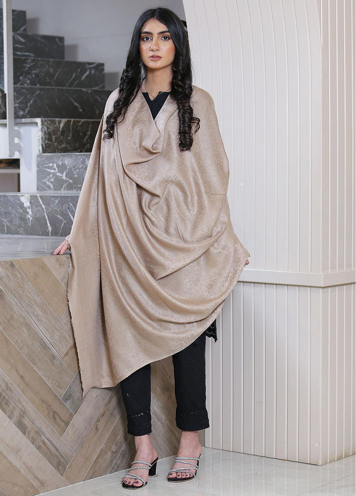 Sanaulla Exclusive Range  Pashmina  KPS 781 D-27 Beige 4 - Women Shawls
