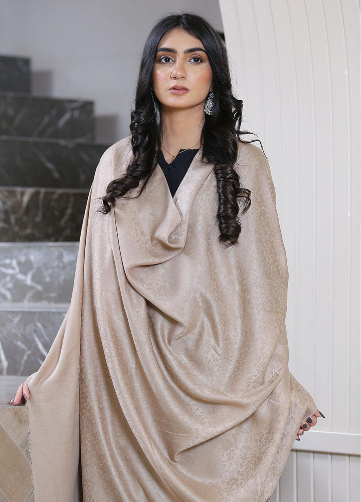 Sanaulla Exclusive Range  Pashmina  KPS 781 D-27 Beige 4 - Women Shawls