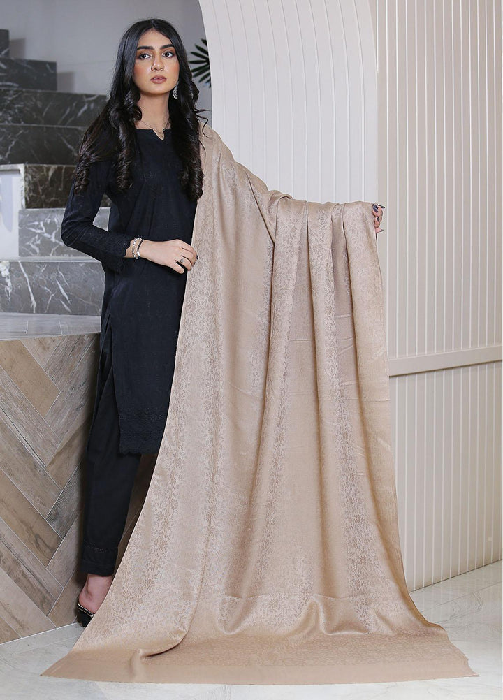 Sanaulla Exclusive Range  Pashmina  KPS 781 D-27 Beige 4 - Women Shawls