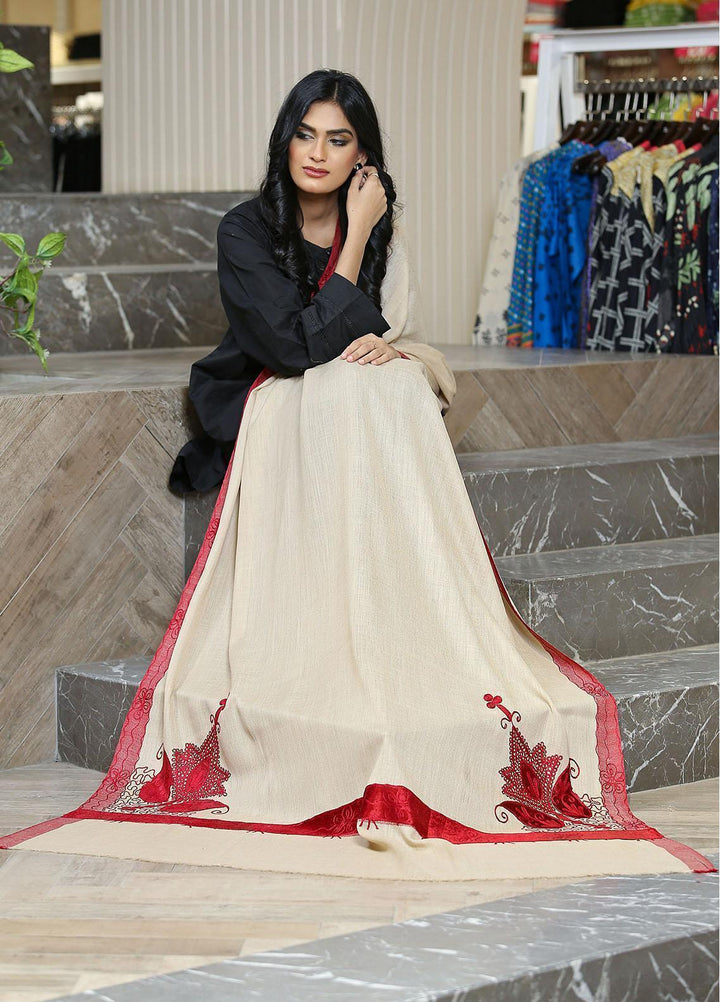 Sanaulla Exclusive Range  Pashmina  KPS 781 D-49 L Brown - Women Shawls