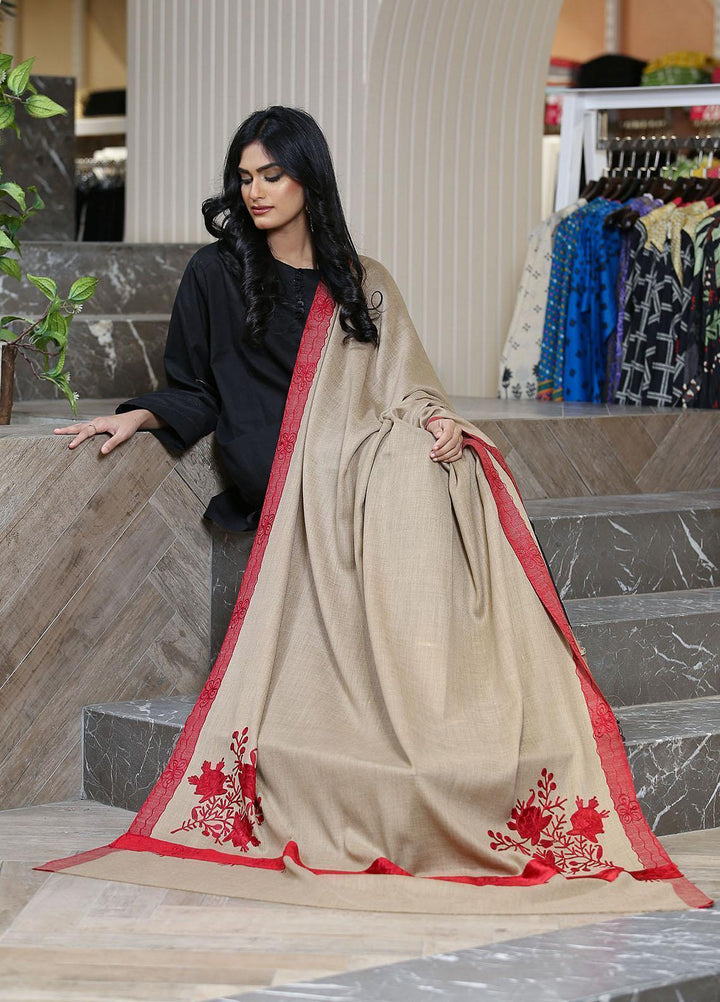 Sanaulla Exclusive Range  Pashmina  KPS 781 D-49 Brown - Women Shawls