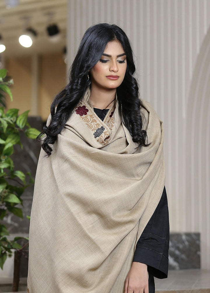 Sanaulla Exclusive Range  Pashmina  KPS 781 D-55 L Brown - Women Shawls