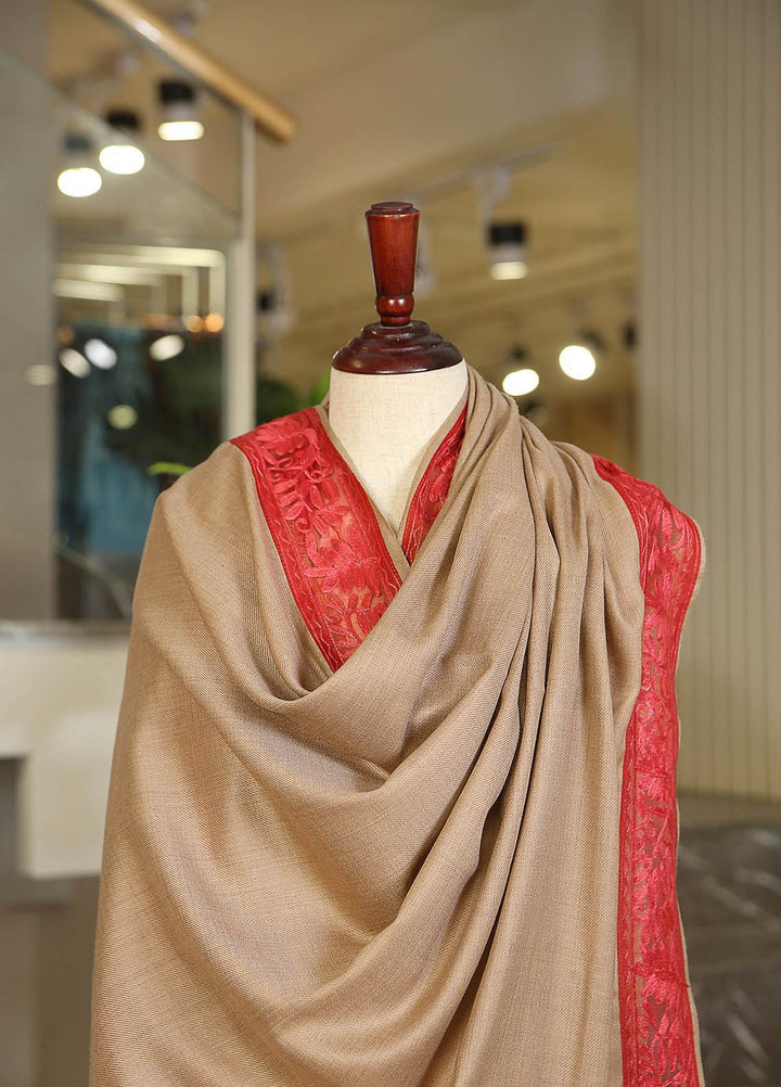 Sanaulla Exclusive Range  Pashmina  KPS 781 D-02 Brown - Women Shawls