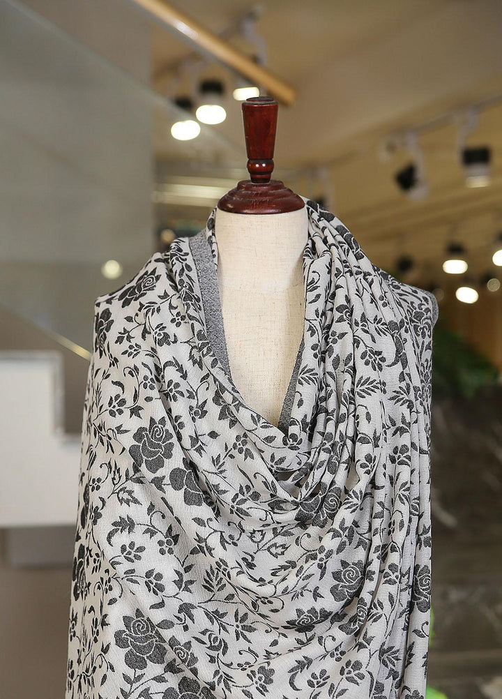 Sanaulla Exclusive Range  Pashmina  KPS 781 D-30 Grey - Women Shawls