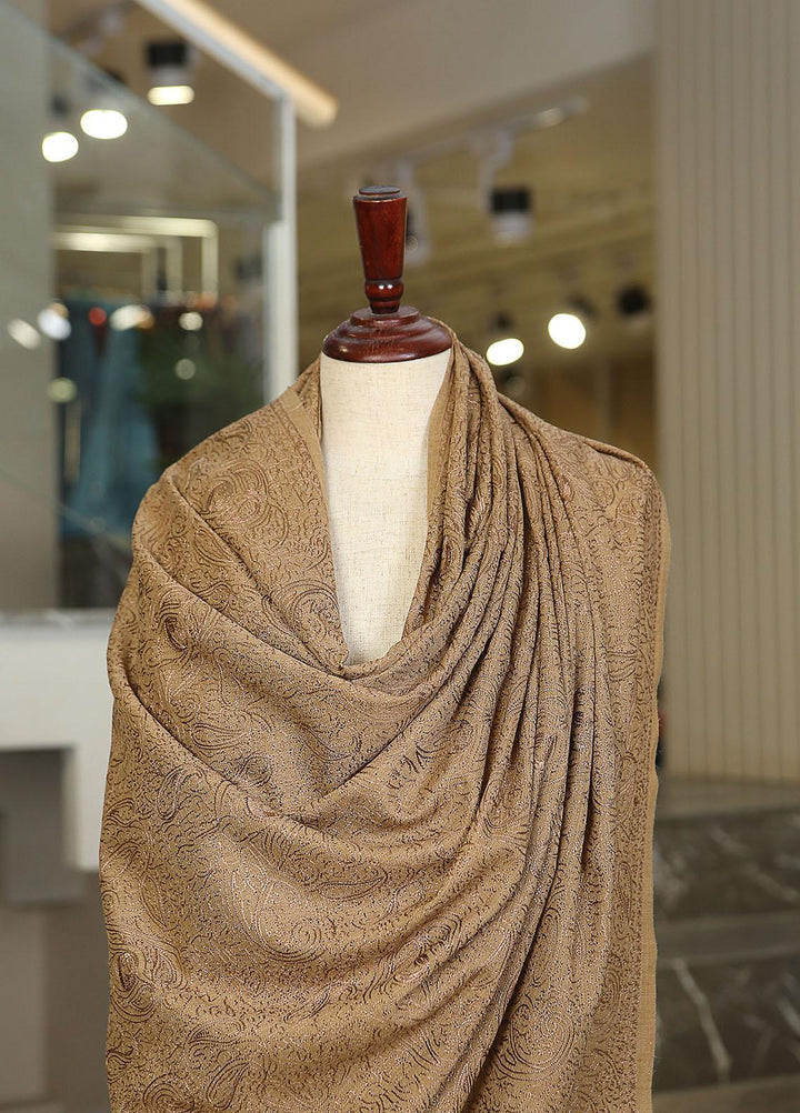 Sanaulla Exclusive Range  Pashmina  KPS 781 D-54 Brown 4 - Women Shawls