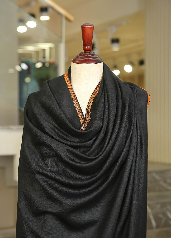 Sanaulla Exclusive Range  Pashmina  KPS 781 D-13 Black - Women Shawls
