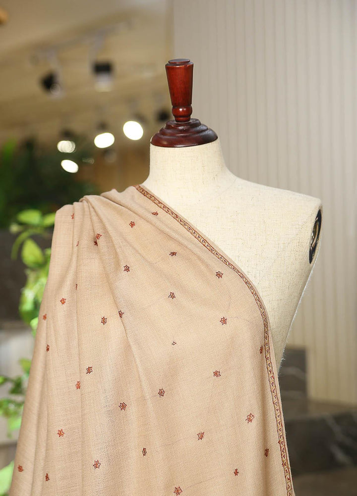 Sanaulla Exclusive Range  Pashmina  D-43 L Brown 03 - Women Shawls