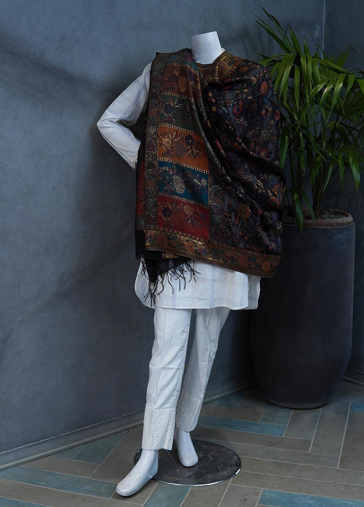 Sanaulla Exclusive Range  Pashmina  Shawls MAMA-11 Multi-10 - Pashmina Shawls