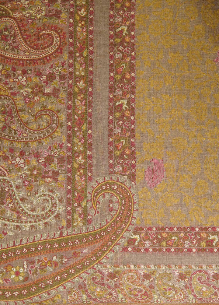 Sanaulla Exclusive Range  Pashmina  Shawls MAMA-33 Multi-2 - Pashmina Shawls