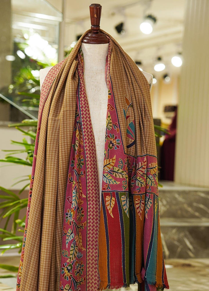 Sanaulla Exclusive Range  Pashmina  Shawls AKP-28 Multi-6 - Pashmina Shawls