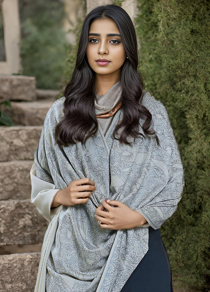 Sanaulla Exclusive Range  Pashmina  KPS 781 D-56 Fawn - Women Shawls