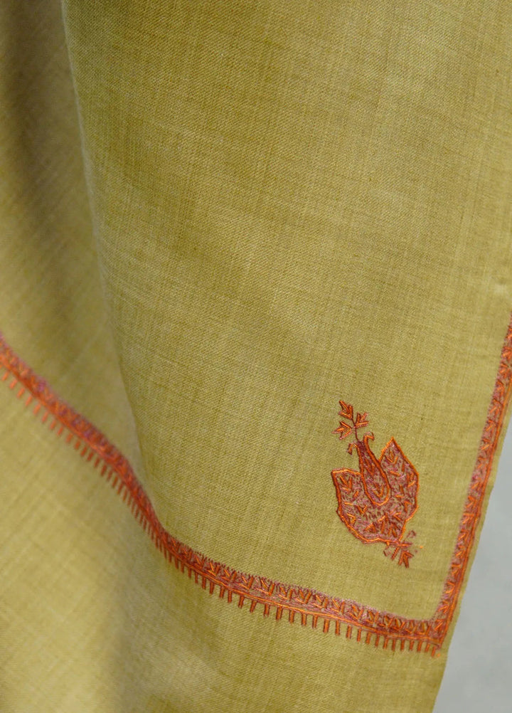 Sanaulla Exclusive Range Pashmina Shawl D-18 Dark Brown 10 - Winter Collection