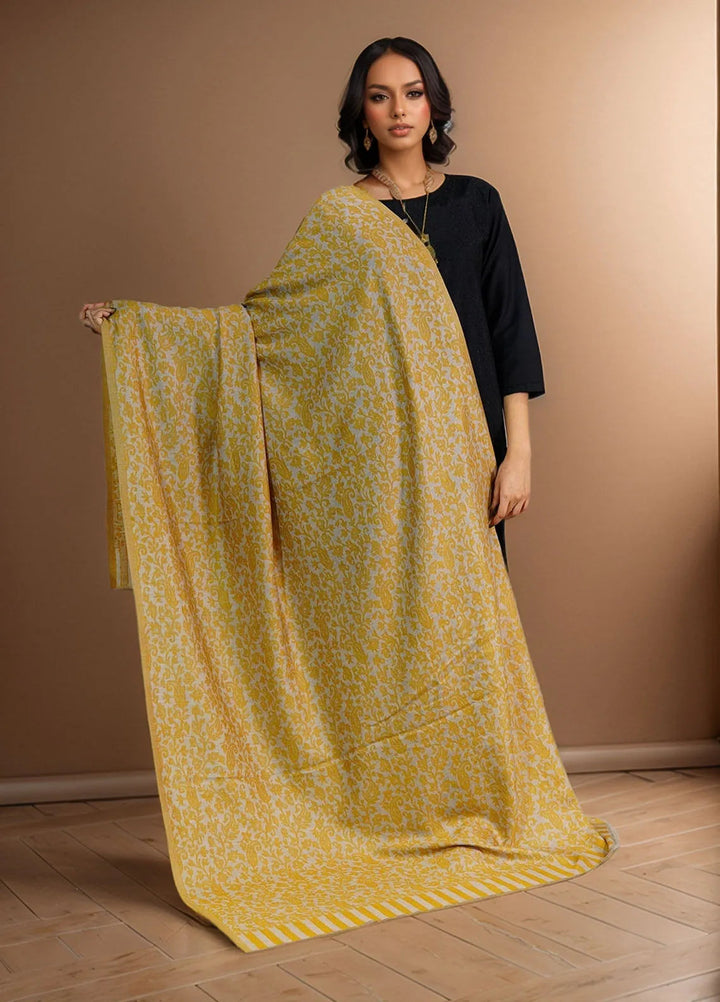 Sanaulla Exclusive Range Pashmina Shawl D-38 Orange - Winter Collection