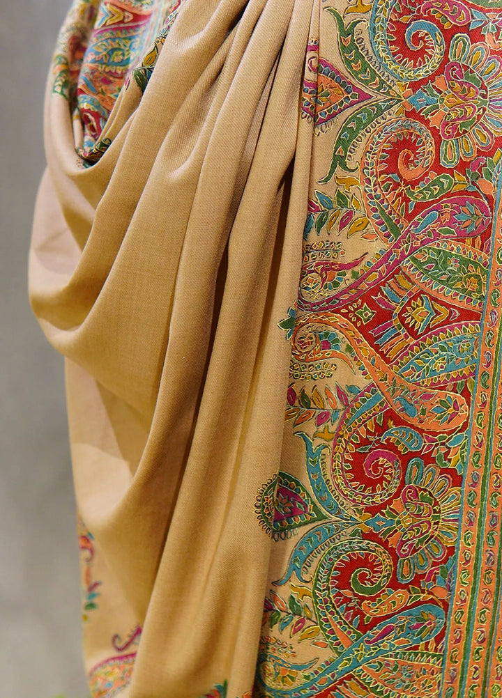 Sanaulla Exclusive Range Pashmina Shawl D-49 Multi - Winter Collection