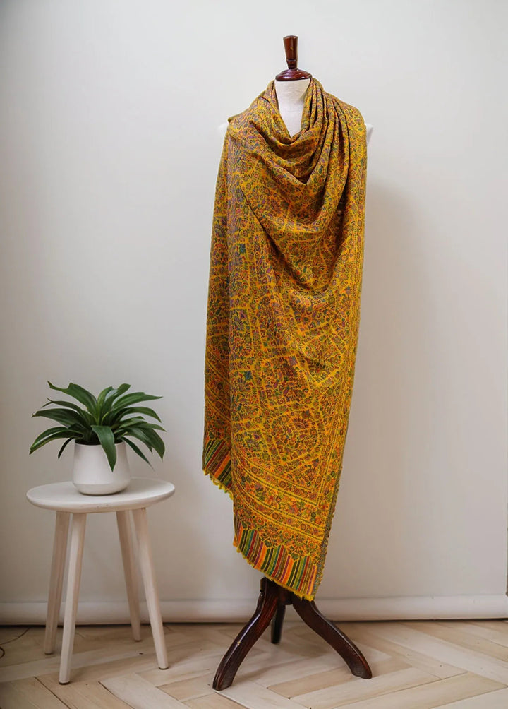 Sanaulla Exclusive Range Pashmina Shawl KPS D-18 Multi 14 - Winter Collection