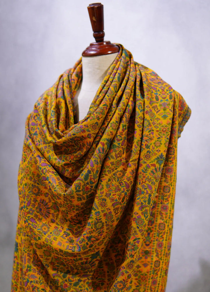Sanaulla Exclusive Range Pashmina Shawl KPS D-18 Multi 14 - Winter Collection