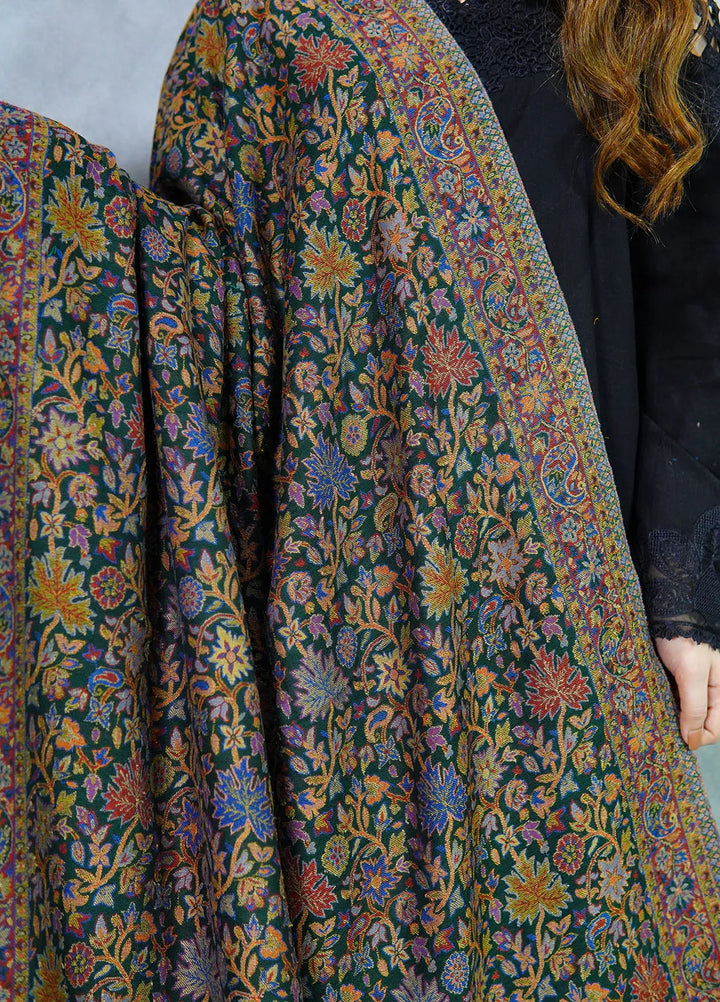 Sanaulla Exclusive Range Pashmina Shawl KPS D-18 Multi 19 - Winter Collection