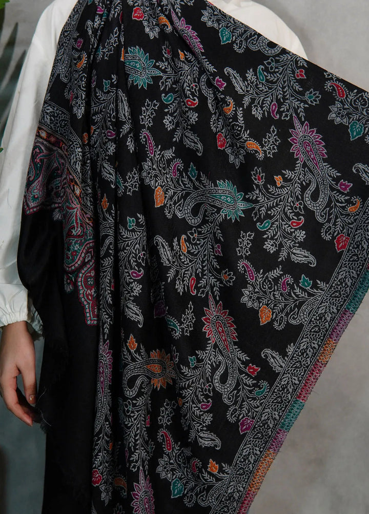 Sanaulla Exclusive Range Pashmina Shawl KPS D-18 Multi 30 - Winter Collection