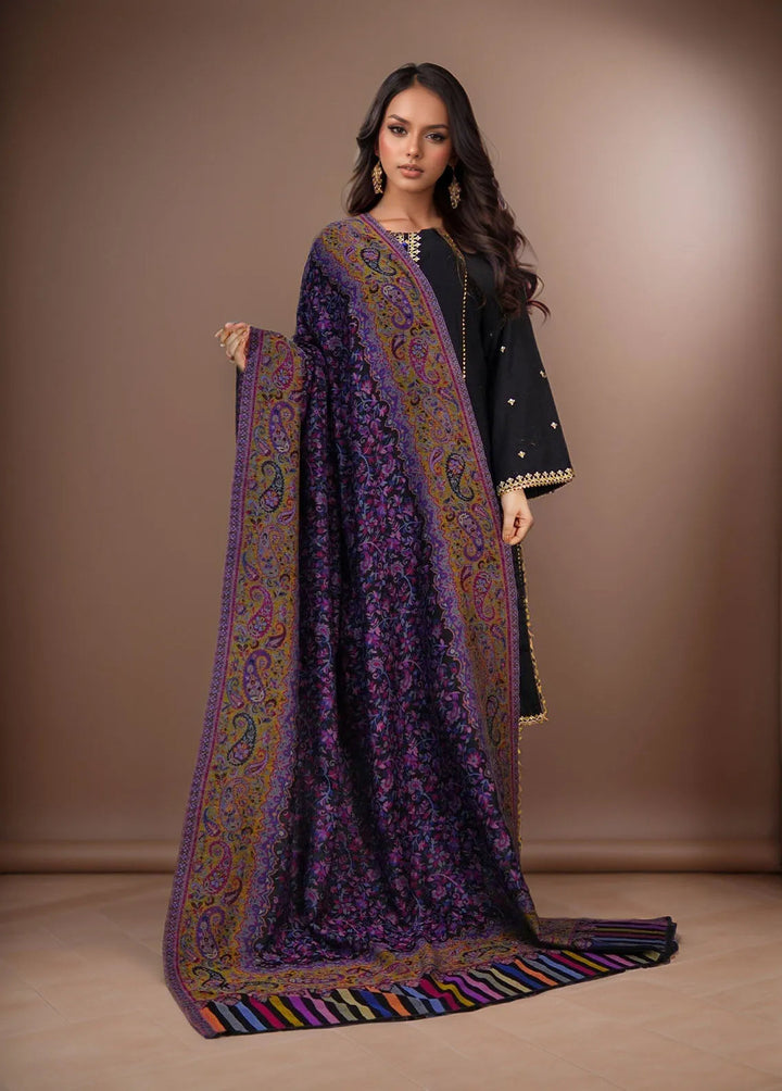 Sanaulla Exclusive Range Pashmina Shawl KPS D-18 Multi 34 - Winter Collection