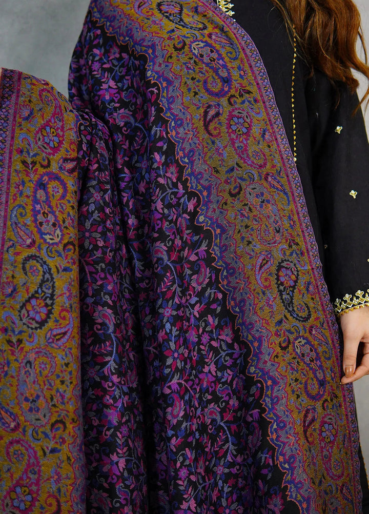 Sanaulla Exclusive Range Pashmina Shawl KPS D-18 Multi 34 - Winter Collection