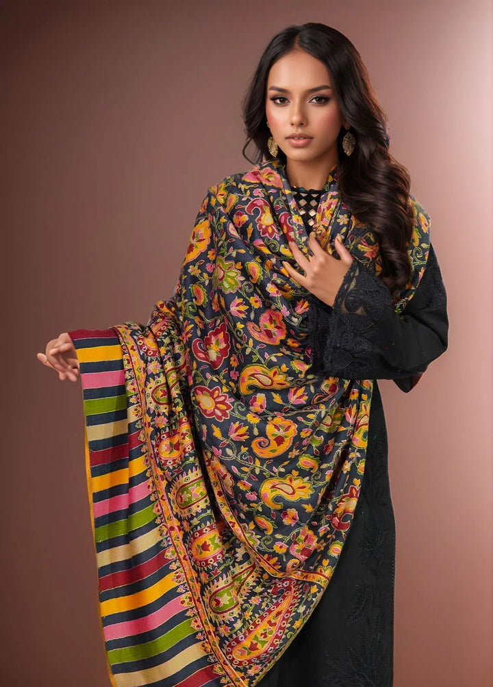 Sanaulla Exclusive Range Pashmina Shawl KPS D-27 Multi 2 - Winter Collection