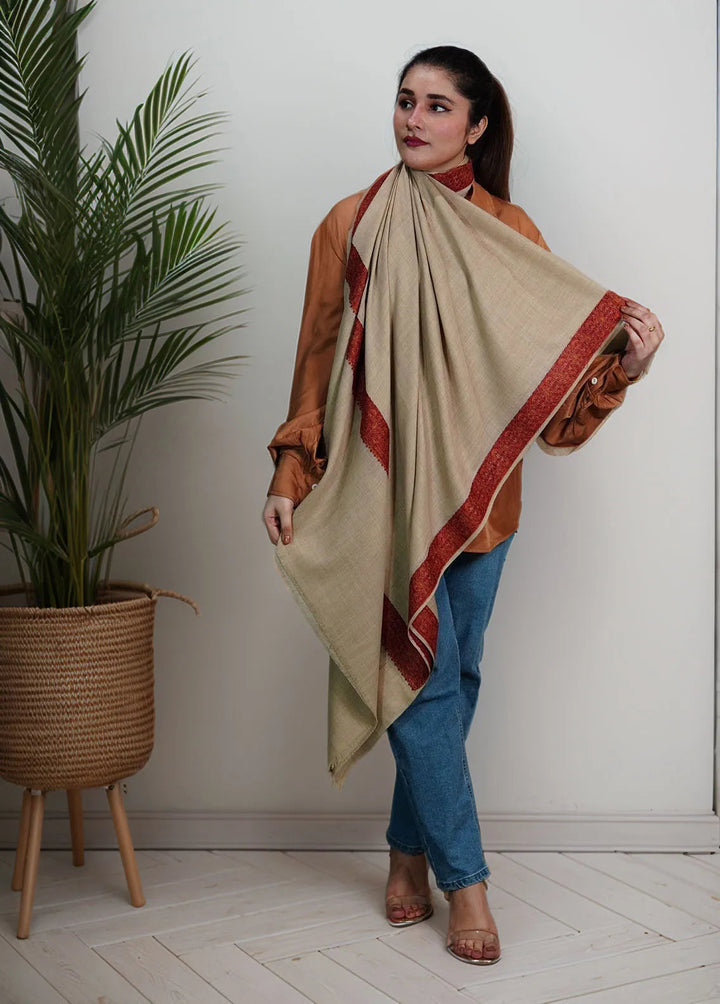 Sanaulla Exclusive Range Pashmina Shawl KPS D-37 Black 2 - Winter Collection