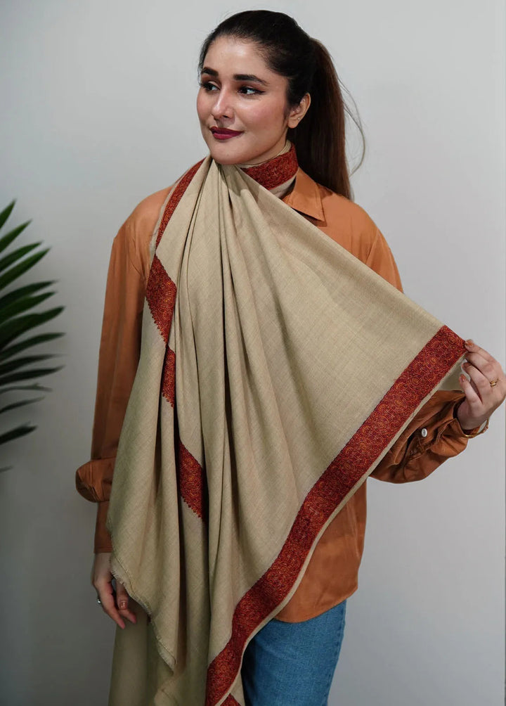 Sanaulla Exclusive Range Pashmina Shawl KPS D-37 Black 2 - Winter Collection