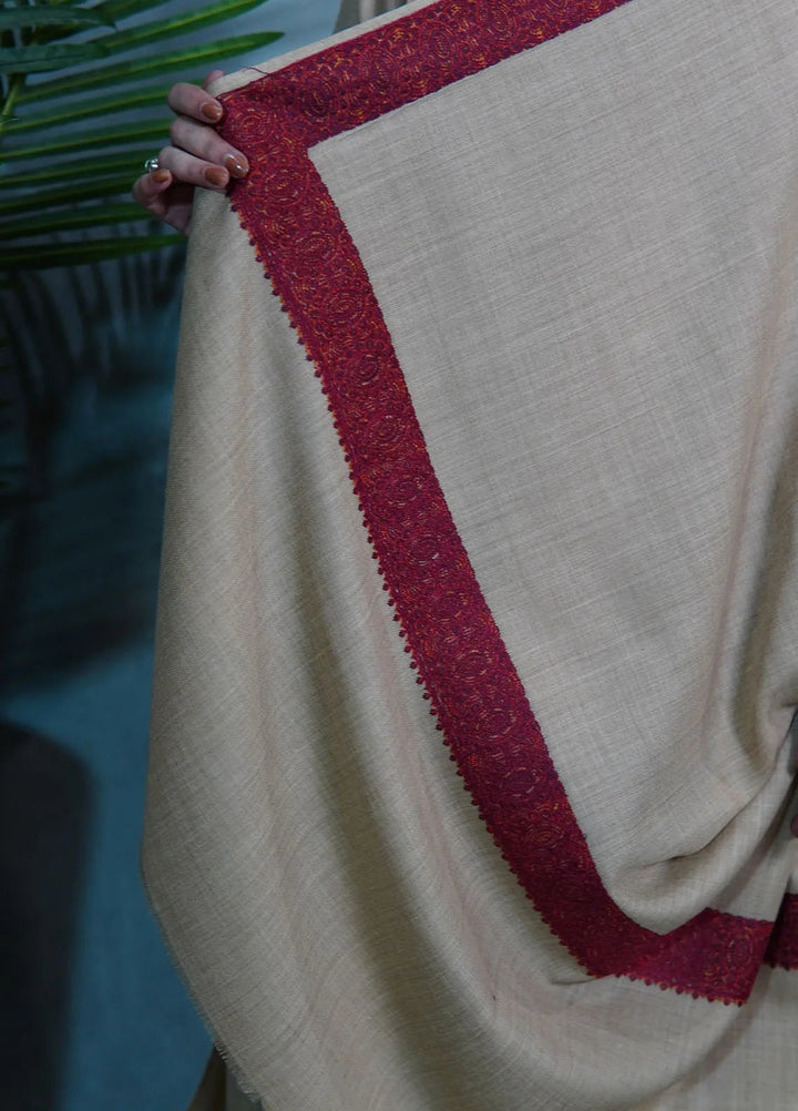 Sanaulla Exclusive Range Pashmina Shawl KPS D-37 Black - Winter Collection