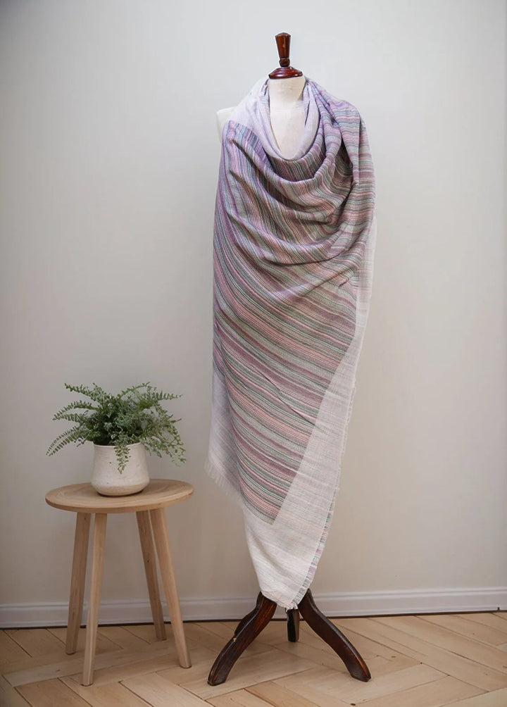 Sanaulla Exclusive Range Pashmina Shawl KPS D-43 Multi 11 - Winter Collection