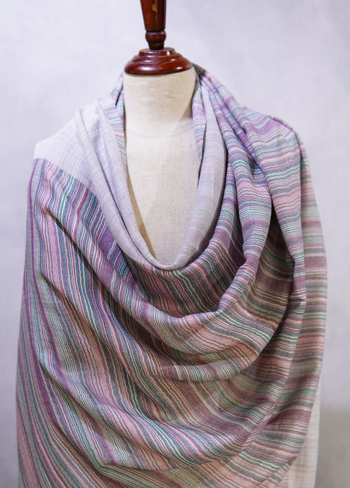 Sanaulla Exclusive Range Pashmina Shawl KPS D-43 Multi 11 - Winter Collection