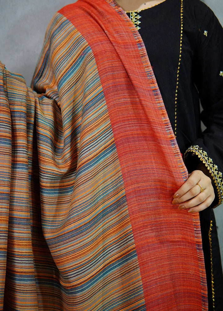 Sanaulla Exclusive Range Pashmina Shawl KPS D-43 Multi 6 - Winter Collection