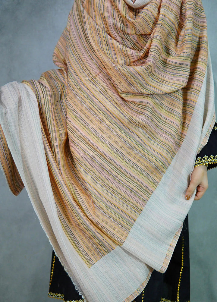 Sanaulla Exclusive Range Pashmina Shawl KPS D-43 Multi 9 - Winter Collection