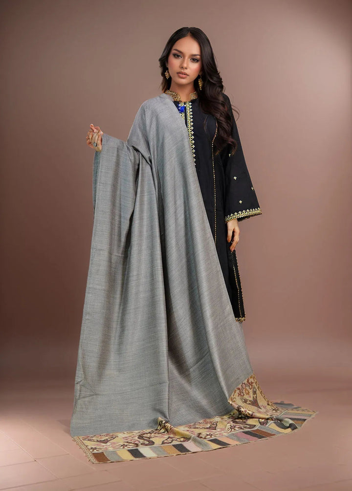 Sanaulla Exclusive Range Pashmina Shawl MAMA D-22 Multi 6 - Winter Collection