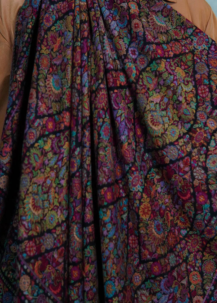 Sanaulla Exclusive Range Pashmina Shawl MAMA D-23 Multi 3 - Winter Collection