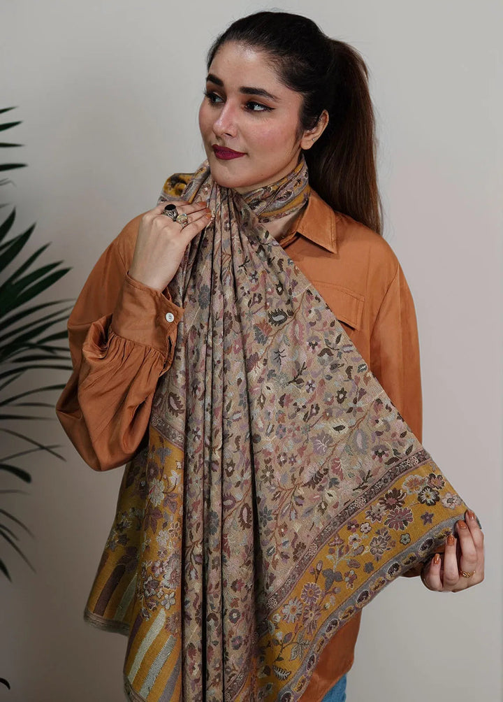 Sanaulla Exclusive Range Pashmina Shawl MAMA D-25 Multi 1 - Winter Collection
