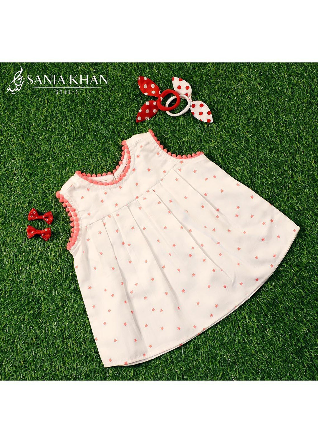 Sania Khan Linen Fancy Frocks for Girls -  SNK21F Outfit 07