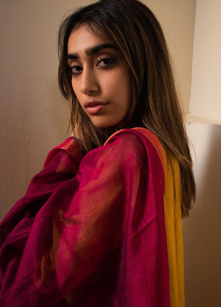 Sania Khan Pret  Raw Silk 3 Piece Elegancia